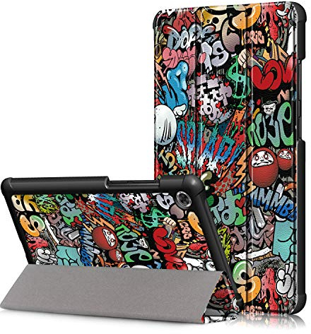 Fmway Hülle Tasche für Lenovo Tab M7 Tablet 17,8 cm (7 Zoll) (alle Gen 3/2/1 2021 2019) TB-7305x/TB-7305i/TB7305f mit Ständerfunktion