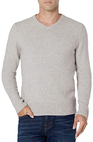 Amazon Essentials Hombre Jersey de Manga Larga con Cuello Redondo y Tacto Suave
