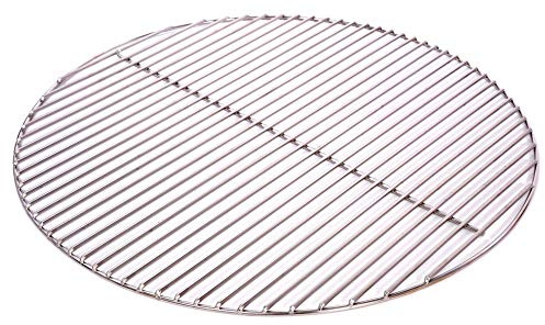 Massiver Grillrost Ø 70 cm aus Edelstahl rostfrei und elektropoliert 6 mm für Grill rund, Kugelgrill, Feuerschalen Grillschalen Rundgrill