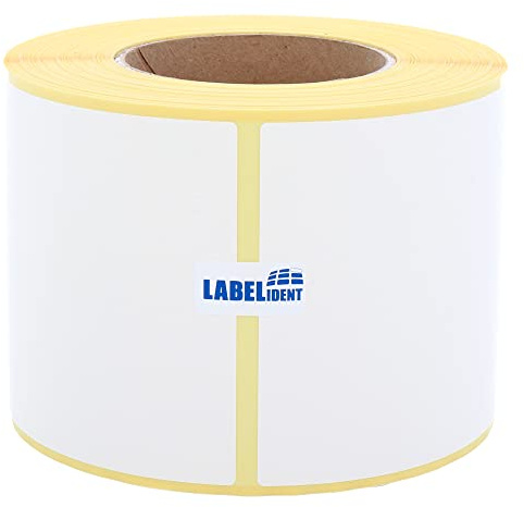 Versandetiketten DHL, DPD, Fedex, GLS, Hermes, UPS - 101,6 x 210 mm - 640 Thermo-Eco Papier Aufkleber, Thermodirekt Etiketten selbstklebend, Trägerperfo., Thermoetiketten auf 76 mm Kern