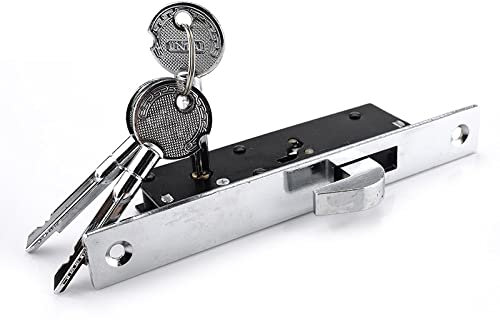 VCHEL Serratura Per Porte Scorrevoli Serrature Per Finestre In Lega Di Zinco Serratura Antifurto Per Cancello In Legno Con Chiavi A Croce