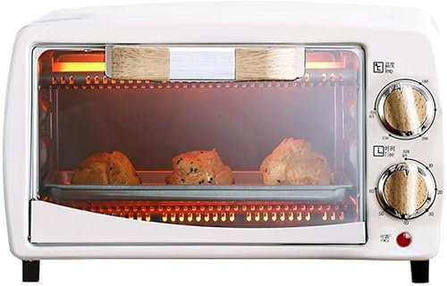10L Oven，Multi-Function Toaster Oven Timer Double Glass Door Top And Bottom Heat Convection Countertop Toaster Oven Useful