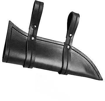 Andracor - Handgefertigte Messerscheide für Larp-Messer aus echtem Leder - LARP Mittelalter Wikinger & Cosplay