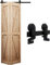 WOLFBIRD Herraje para puerta corredera plegable de 107 cm para sistema de herrajes unidireccional, kit de puerta plegable adecuado para aberturas de puerta de 80-100 cm (sin revestimientos de puerta)