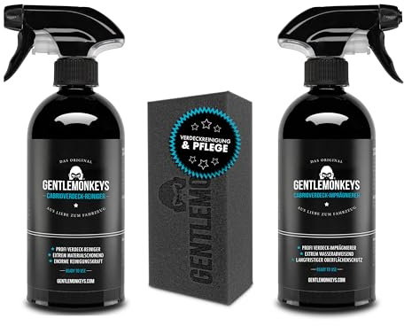 GENTLEMONKEYS Cabrio Pflege-Set - 500ml Reiniger + 500ml Imprägnierspray
