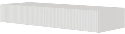 Selsey Schminktisch Makeup Tisch Frisiertisch Hängend Kosmetiktisch 110 cm Mit 2 Schubladen Veldio Weiß