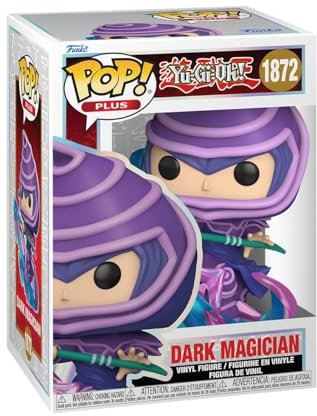 Funko Pop! Plus Animation: Yu-Gi-Oh!- D Dark Magician - (Atk) - Vinyl-Sammelfigur - Geschenkidee - Offizielle Handelswaren - Spielzeug Für Kinder und Erwachsene - Anime Fans - Modellfigur Für Sammler