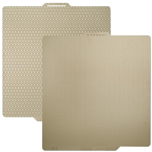 Antinsky Bambu Lab PEI-Blatt doppelseitig 257,5 x 257,5 mm (10,14 x 10,14 Zoll) flexibles magnetisches Stahlblech leicht zu entfernende Form PEI-Bauplatte für Bambu Lab X1/X1C/P1P/A1/P2S 3D-Drucker