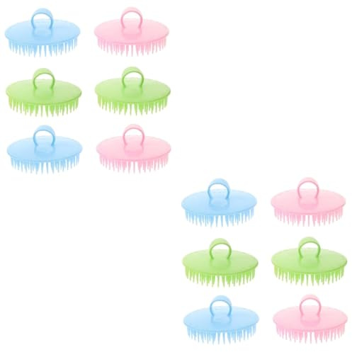 VALICLUD 2 Sätze Shampoo-bürste Kopfhaut Eber Kopfwäscher Haarbürste Reinigung Shampoo-massagegerät Waschen Massagebürste Haarduschpinsel Haarwaschpinsel Pp 6 Stück * 2