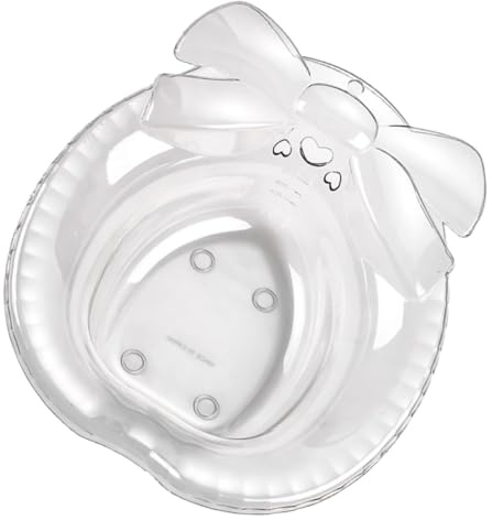 WEKAMOS Sitz Bath Basin för Hemmet Transparent Sittbad för Postpartum Vård Tjock och Hållbar Lätt att Rengöra och Utrymmessparande med Upphängningshål för Äldre och Patienter