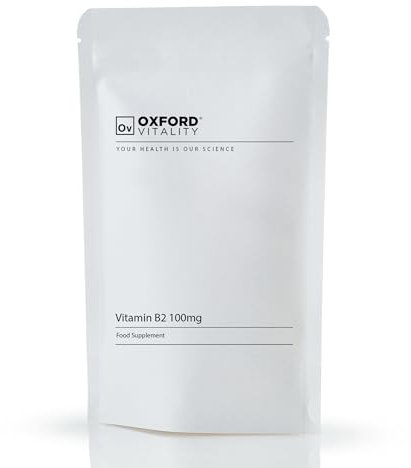 Vitamin B2 Tablets| 100mg Riboflavin Supplement for Energy & General Health | Oxford Vitality