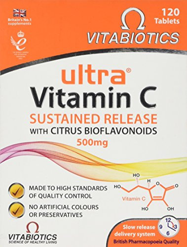 Vitamin C Tablets Sustained Release with Bioflavonoids - 120 Tablets