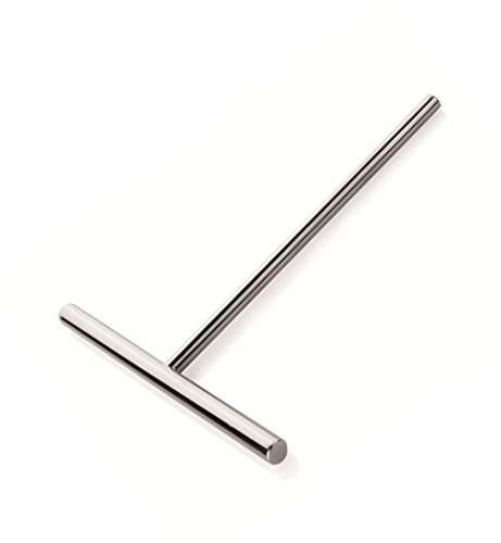Kerafactum Stendipasta Crêpe Maker stendipasta Crêpes Maker Impasto per crêpe o pancake manico lungo Stendipasta in acciaio inox da 20 cm