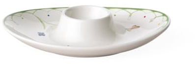 Villeroy & Boch 14-8663-1950 Colourful Spring Egg Cup, Premium Porcelain, White, 14,5 x 11 cm