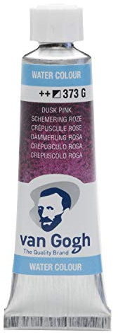 Van Gogh Watercolor Paint, 10ml Tube, Dusk Pink 373