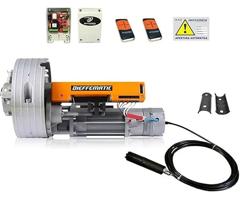 Kit motore per serrande avvolgibili DIEFFEMATIC 180Kg 200/60 + centralina + 2TX