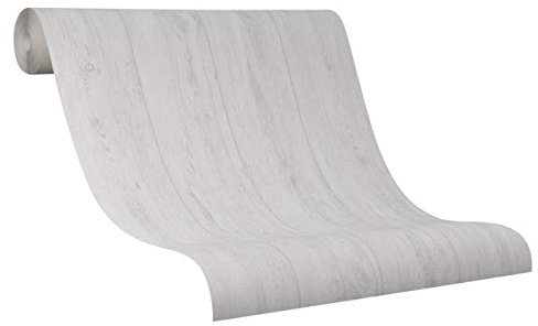 marburg Tapete Beige Holz/Stein Muster Modern Natur für Wohnzimmer Schlafzimmer oder Küche Made in Germany 10,05m x 0,53m