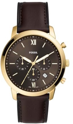 Fossil Neutra Watch for Men, Quartz Chronograph movement with Leather Strap