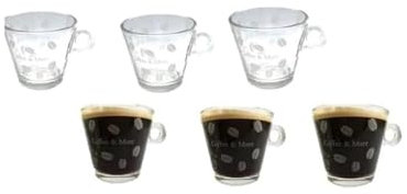 James Premium Kaffeepads Cappuccino Cappuccino Caramel plus 6er Set Gläser mit Henkel