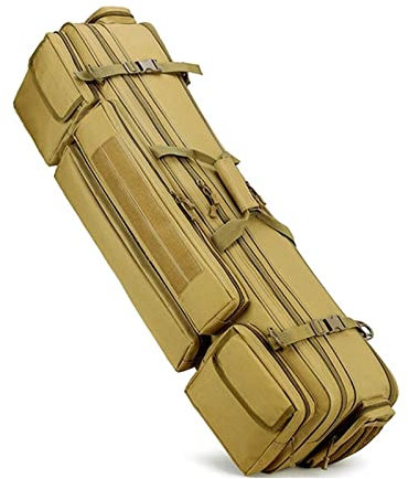 WMDSYGD Aufbewahrungstasche für Angelgeräte 100/120 cm Tragbare Angelruten Taschen Träger 2 Schicht Angeln Pole Werkzeuge Lagerung Handtasche Hülle Angelausrüstung Angelzubehör Rutentaschen