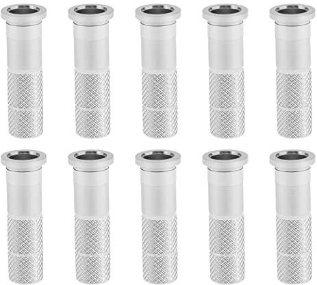 Be In Your Mind 30 Stück Pfeileinsatzbasis 6,2mm Aluminium Bogenschießen Basiseinsätze Ersatz für Zielübung Pfeilschaft Zubehör
