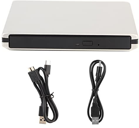 Pissente Masterizzatore DVD CD, USB 3.0 BluRay Laptop PC Masterizzatore Disco Ottico Esterno Masterizzatore DVD CD BD con Lega di Alluminio