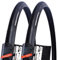 700 25c Reifen 2er Set Verschleißfestes Modell 700x25c Rennrad No-Puncture Reifen 700x25c 25-622 Drahtreifen für Fahrrad Vorder- und Hinterräder