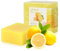 Amexo 2 Pièces Savon au Citron Savon Antiseptique Skincare Savon Naturel Solide 100g Savon Éclaircissant le Corps le Visage Savon Curcuma pour Bain Douche Lavage (Citron)