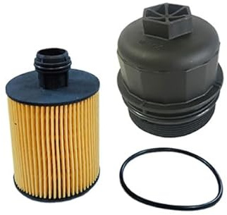3RG INDUSTRIAL - Kit Tapa Y Filtro Aceite - OEM 55206816 + 55208837 - Piezas para Coche Recambios Motor y Otras Partes de Vehículo - Compatible con los Distintos Modelos de Coche.