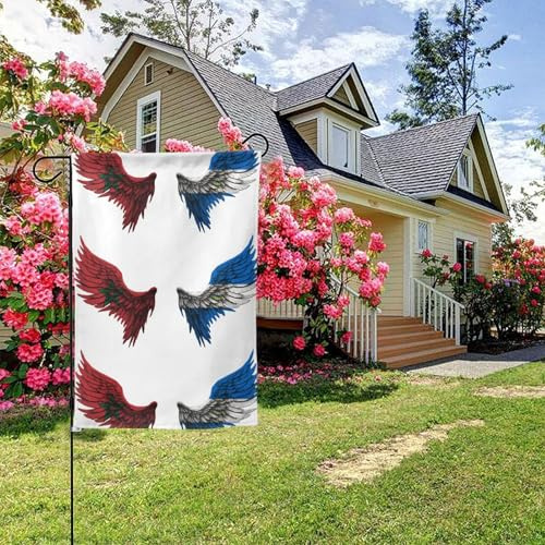 Drapeau marocain et nicaraguayen double face 28 x 40 pouces, décoration extérieure pour jardin
