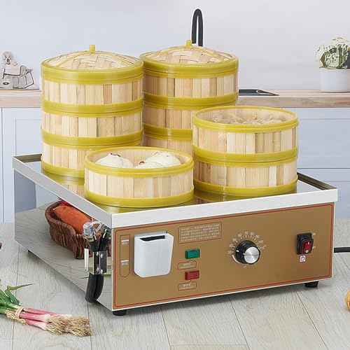Vaporiera elettrica con allarme ebollizione-secco e temperatura costante per Dim Sum e uso commerciale