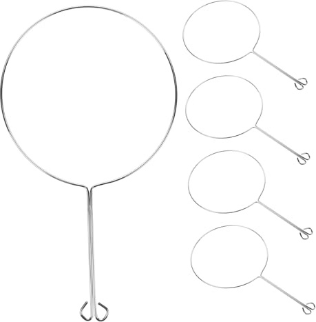 UKCOCO 5 pièces Support de Filtre à Thé Réutilisable Porte-sachets Acier Inoxydable pour Infusion de Thé Jus et Cuisine et Facile à Nettoyer