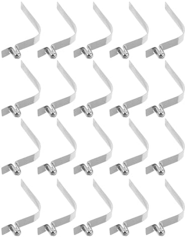 YARNOW Accessori per Tende da Sole 20 Pezzi Connettore Rotondo in Ferro Resistente per Tettoie a 4 Gambe, Alta Durata per Riparazione Coperture Esterne Giardino