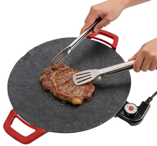Piastra Elettrica | Padella Per Cucina Elettrica A 5 Livelli | Griglia Da Campeggio | Per Casa Cucina Ristorante Picnic All'Aperto Barbecue Grigliate Campeggio
