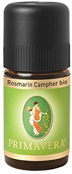 PRIMAVERA Ätherisches Öl Rosmarin Campher bio 5 ml - Aromaöl, Duftöl, Aromatherapie - aktivierend, stimulierend - vegan