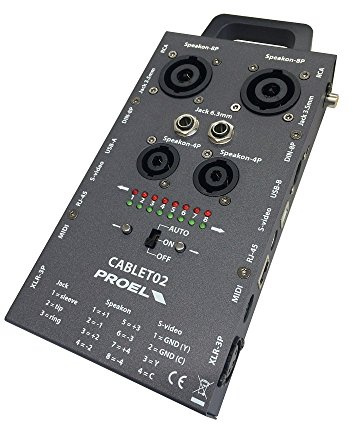 Proel CABLET02, tester per cavi audio-video e connettori
