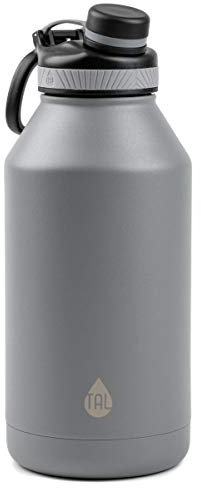 Tal Water Bottle Double Wall Insulated Stainless Steel Ranger Pro - 64oz - Silver