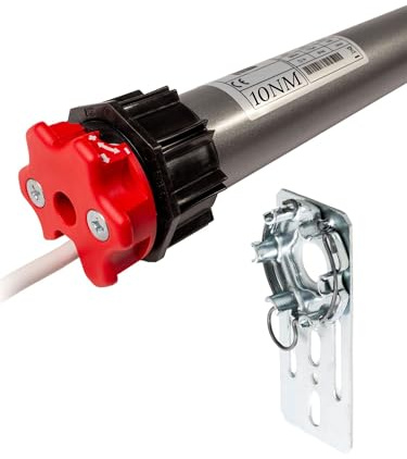 Rollwin Rolladenmotor SW60 leiser Rohrmotor für elektrische Rollos 10 Nm Drehmoment 18 kg Zugkraft - smart Home kompatibel - Rolladen Motor elektrisch 60mm - Rollomotoren 60 zum Nachrüsten
