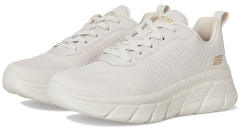 Skechers Bobs B Flex Hi Flying Sneakers da Donna in Tessuto Color Panna - EUR 40
