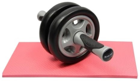 Bauchtrainer Bauchroller Bauchmuskeltrainer Rad AB Roller Mit Kniepolster Bauchmuskelroller Fitness-Sportmatte Trainingsgeräte