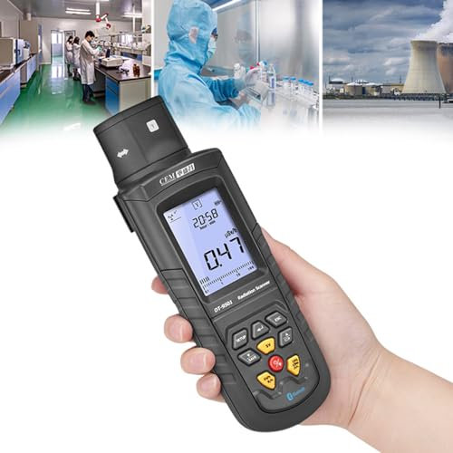 Geiger Counter Radiation Detector for Home and Environment, LCD Display for Alpha, Beta, Gamma, X-ray Detection, Portable Nuclear Radiation Tester
