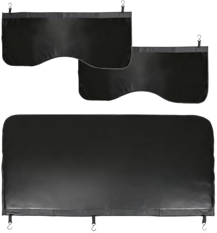 GEARCELL 3 PCS Magnetic Car Fender Cover for Mechanics, Double-Layer Fender Protector for Mechanics with Hooks & Strong Sew in Magnets for Repair Automotive Work