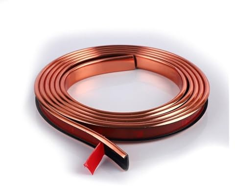 Självhäftande listlist, foglist, flexibel list som kan dras av och fästas, 2 m U-formad kant (röd, 12 mm)(Red,25mm)