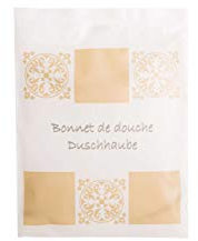 Leone srl 100 pz cuffie doccia monouso, cuffie capelli imbustata singolarmente, cuffie usa e getta per kit cortesia hotel bagno e spa