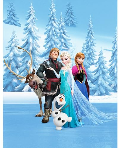 BERONAGE Große Frozen 2 Decke Die Eiskönigin Sven blau Kuscheldecke Wohndecke 130 x 170 cm weiche Fleece-Decke Sofadecke Disney Anna ELSA Olaf Sven Kristoff Arendelle zur Bettwäsche