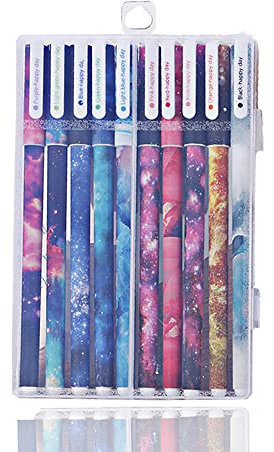 Gel-Stifte, 10 Stück, bunte Gel-Tinte, niedliche Kawaii-Schreibwaren, Studenten, Schulbedarf, bunte Textmarker, 10 Stifte, 10 Farben