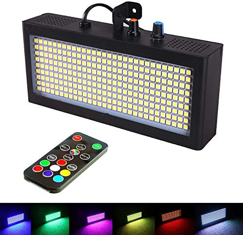 270 Led RGB Colore Strobo Discoteca Luce Stroboscopica con Telecomando per Casa, Mini Led Strobe Lights Luci Stroboscopiche per Festa, Lampada Stroboscopica Discoteca Intermittenza Stroboscopio