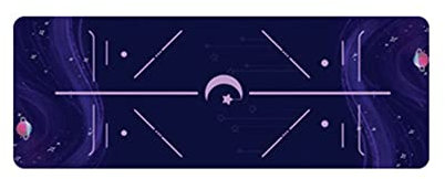 FANSU Tragbare Reise-Yogamatte 1,5mm Dick Faltbare Gymnastikmatte, Weich Leicht Übungen Trainingsmatte für Yoga, Pilates, Bikram, Stretching, Training und Bewegung (Mond,183x68cm)