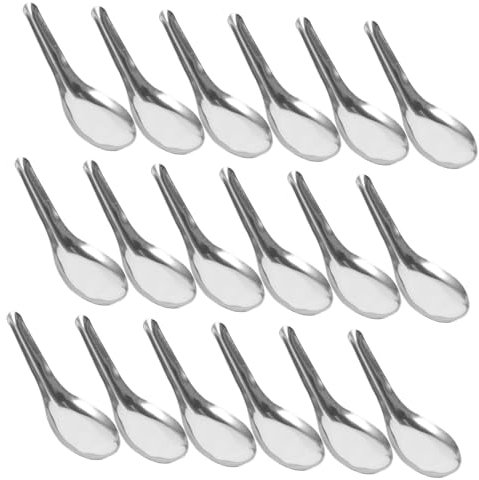 LIFKOME 50piezas Cucharas De Inoxidable De Utensilios De Cocina Para y Ensaladas Para Restaurantes y Casa
