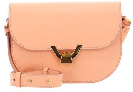 Coccinelle Dew Crossbody Grained Leather Sunrise